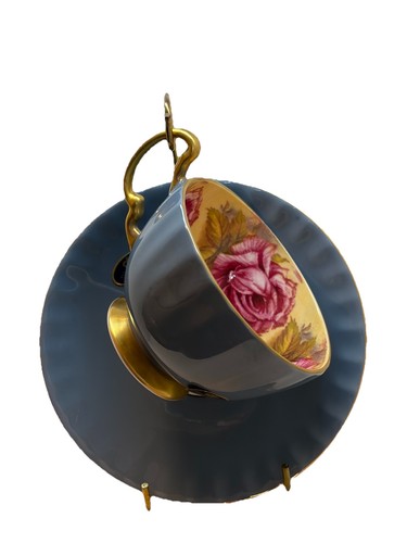 Ansley tea cup saucer - ansley, pink