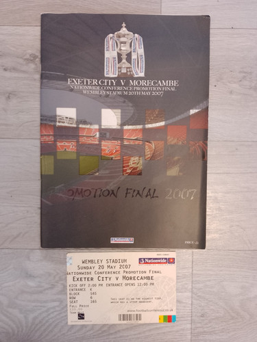 Exeter city morecambe - city, v