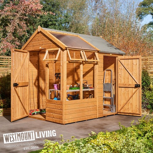 New 8x6 wooden garden - new,
