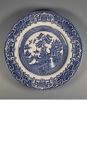 Ironstone willow ceramic side - ironstone,