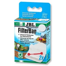 JBL Filter Bag Fine Net 2pcs for Aquarium Filter - External Media & Sealing Clip