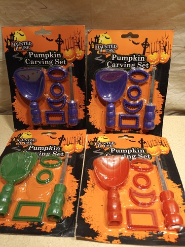 Haunted house pumpkin carving - pumpkin,