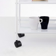  2 Pcs Casters for Wood Furniture Swivel Wheels Shopping Trolleys