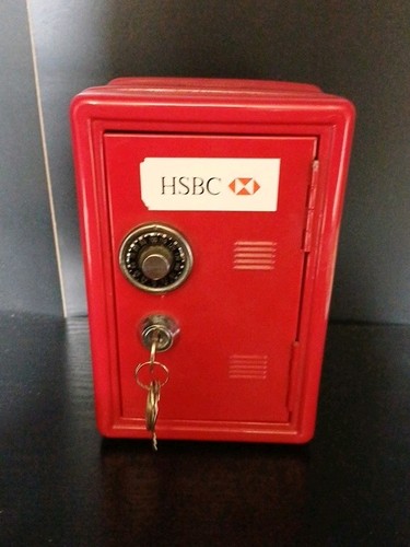 Vintage money box - vintage, hsbc
