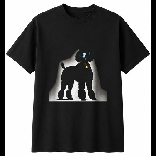 Standard poodle portrait - standard,