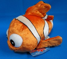 ORIGINAL 8" LONG clown fish 🐠 FINDING NEMO 🐠 soft toy DISNEY STORE EXCLUSIVE