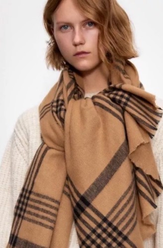 Zara brown camel - zara, check