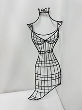 Black Metal Wire Dress Form