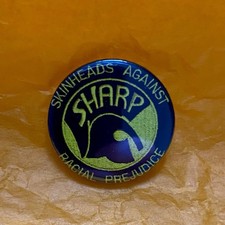 SHARP 25mm Pin Badge Skinheads