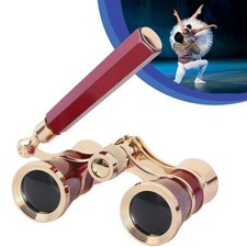 Opera Glasses Binoculars Glasses Optical Lightweight Built-In Foldable Vintage