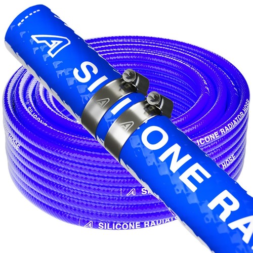 Blue silicone radiator hose - hose, or