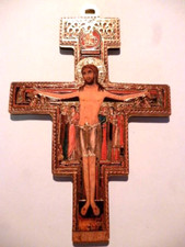 ST FRANCIS WOOD CROSS    5.25"