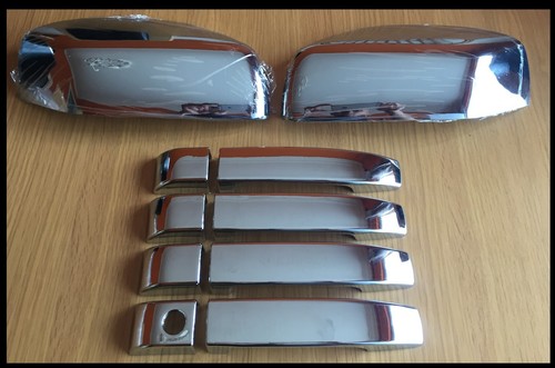Chrome door handle wing - door,