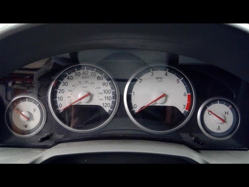 Speedometer cluster white - speedometer,