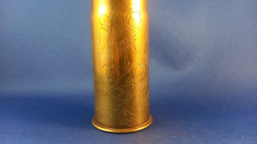 Trench art 37mm shell - art,