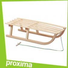 Ecological Traditional Classic Wooden Winter Snow Sledge Sleds for Kids Children