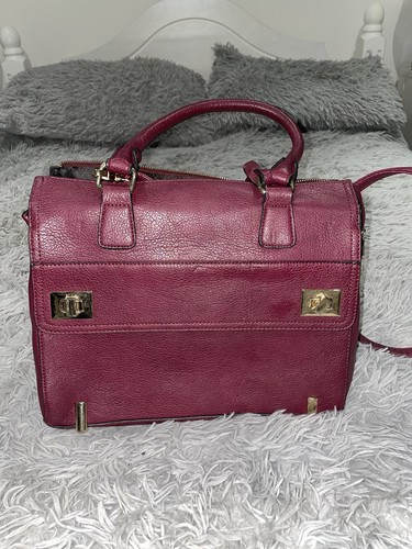 Dune burgundy satchel - dune,