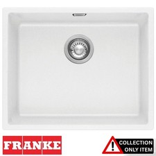 Franke Sirius 1.0 Bowl White Tectonite Undermount Kitchen Sink "Graded"