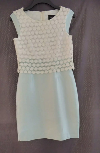 Fee mint green - green/white, crochet