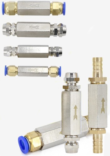 Non return check valve - valve, push