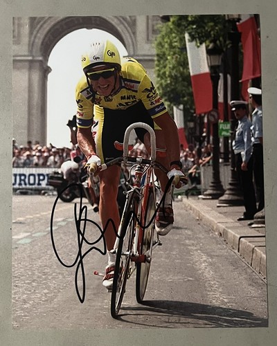 Greg lemond hand signed 10x8 - lemond,