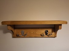 Rustic wooden wall-mounted