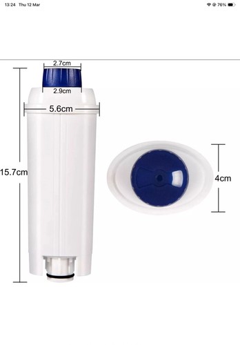 Water filter for delonghi - water,