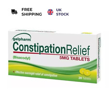 Galpharm Constipation Relief Tablets 5mg Bisacodyl Laxative 20 Tablets