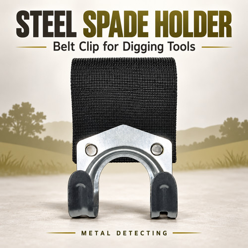 Steel spade holder belt - steel,