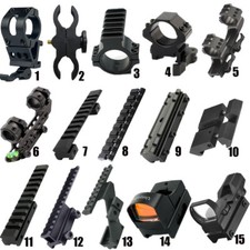 Tactical Rifle Hunting Scope torch mount adapter dovetail weaver picatinny rail