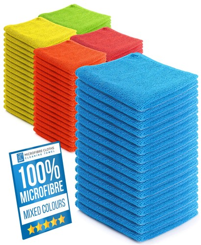 Microfibre cloths pack - microfibre, 80