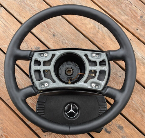 New leather steering wheel - new,