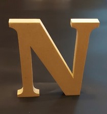 Freestanding Wooden Letters Numbers Cambria Font 3 sizes MDF Blanks Paintable