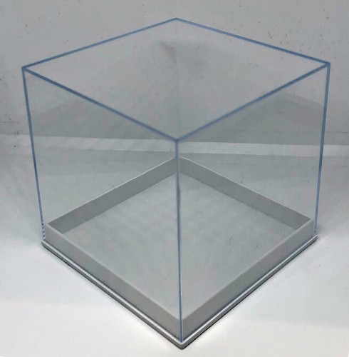 Clear display cube - cube, 80mm