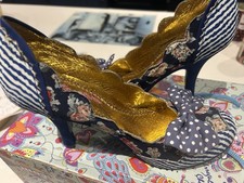 Irregular Choice Navy Beach