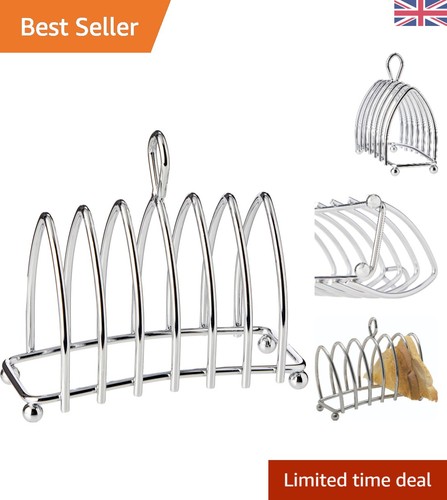 Slot chrome plated metal - 6-slot, chrome-plated