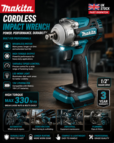 Makita dtw300z 18v lxt - makita,