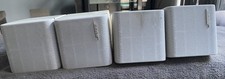 Bose Acoustimass Lifestyle Double Speaker (White)  with wall brackets X 2
