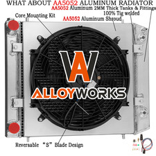 3 Row Radiator Shroud Fan Fit Land Rover Defender 94-98  Discovery 300 TDI AT UK