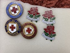 6 British Red Cross Pin badges