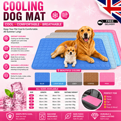 Large self cooling - mat, bed