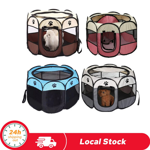Foldable soft fabric dog - soft,