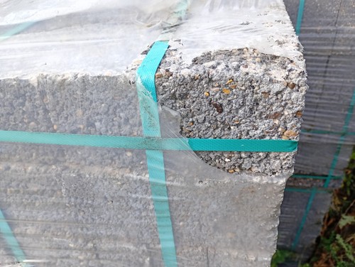 Concrete bricks pallet - concrete, bricks,