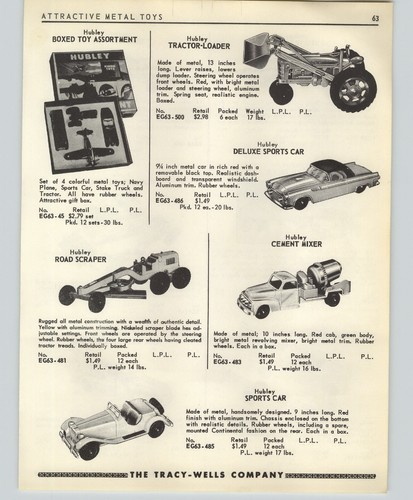 1955 paper hublet toy - 1955,