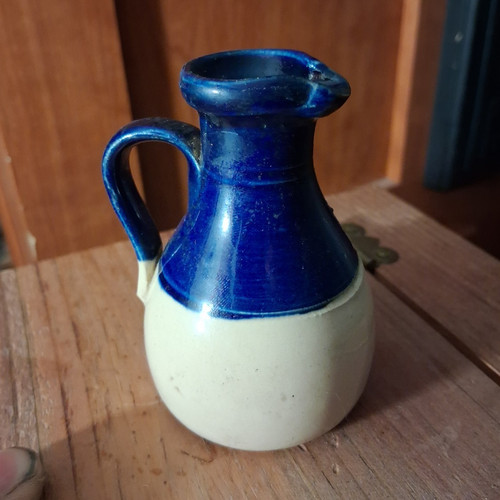 Scottish stoneware glazed jug - stoneware,