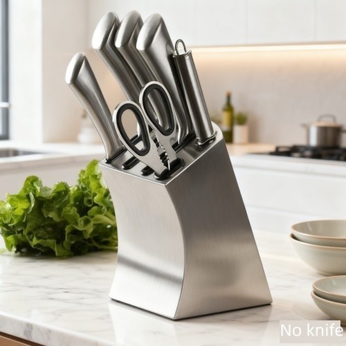 Stainless steel knife holder - stainless,