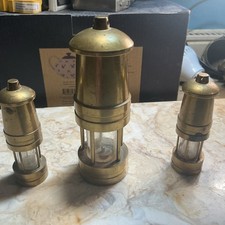 Miners Lamps Solid Brass