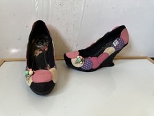 Miss L Fire Slip On Leather Shoes Size UK 3 EU 36