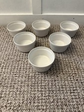 White porcelain ramekins set