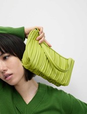 Marks & Spencer Womens Green Polyurethane Shoulder Women Bag - M&S